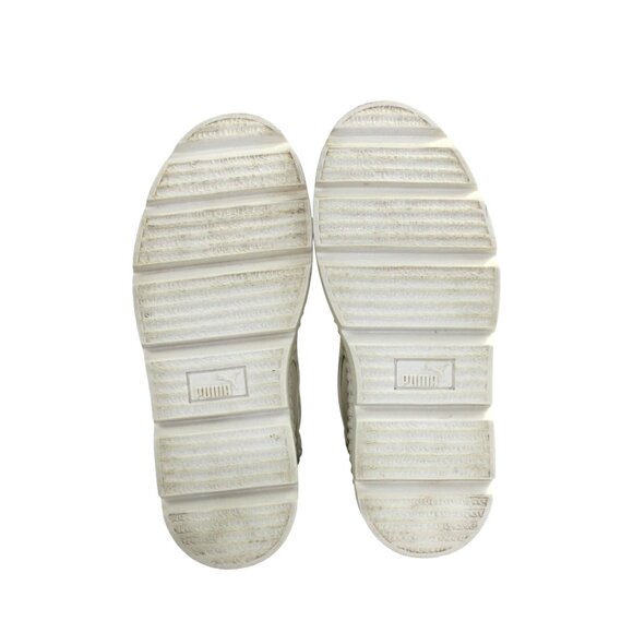 Puma Fenty Rihanna Chelsea Vanilla Ice Leather Platform Chunky Combat Boot SZ 7 - Picture 10 of 10